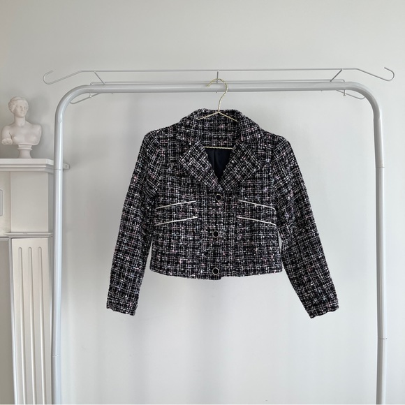 Tweed Cropped Jacket - Picture 1 of 4